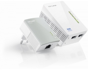 300Mbps AV500 WiFi Powerline Extender Starter Kit TP-LINK TL-WPA4220KIT