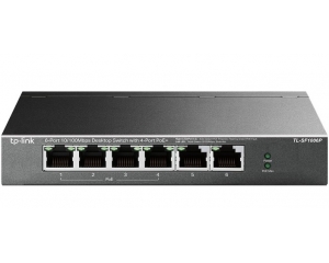 6-port 10/100Mbps with 4-port PoE+ Switch TP-LINK TL-SF1006P