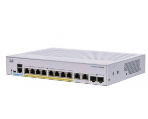 Switch CISCO CBS250-8FP-E-2G-EU 10-Port Gigabit Ethernet PoE Unmanaged 