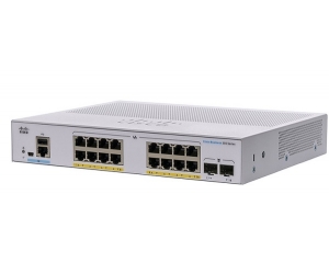 Switch CISCO CBS350-16FP-2G-EU 18-port Gigabit Ethernet PoE Managed 