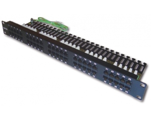 Patch panel for Telephone 50 port Dintek 19 inch (1402-01003)