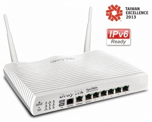 VDSL/ADSL2+ Load Balancing Wireless N Router Draytek Vigor2860n