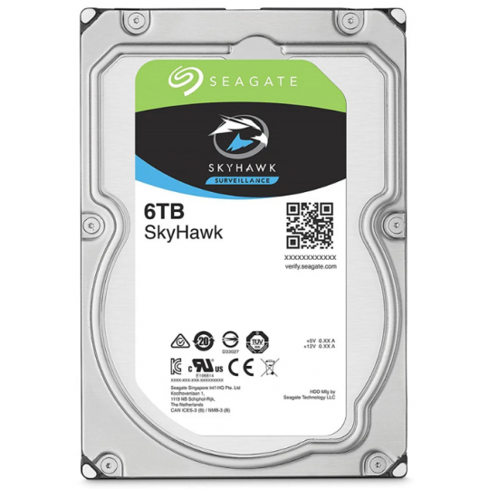 Ổ cứng HDD Seagate Skyhawk 6TB 3.5" SATA (ST6000VX001)