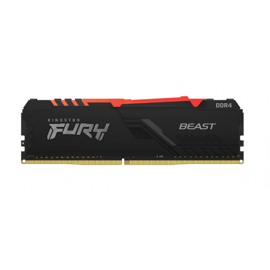 RAM desktop KINGSTON Fury Beast Black RGB 16GB DDR4 3200MHz (1 x 16GB) DDR4 3200MHz
