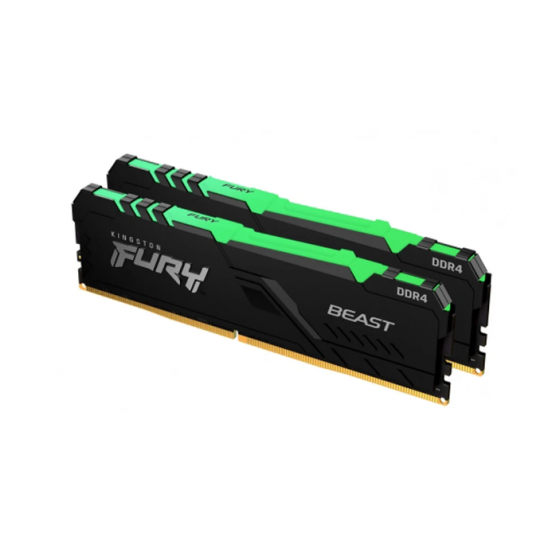 RAM desktop KINGSTON Fury Beast RGB 16GB (2 x 8GB) DDR4 3200MHz (KF432C16BBAK2/16)