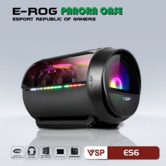 Case Esport Gaming ES6 Black