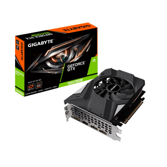 Card màn hình GIGABYTE GeForce GTX 1660 Super Mini ITX OC 6G 6GB GDDR6 GV-N166SIXOC-6GD