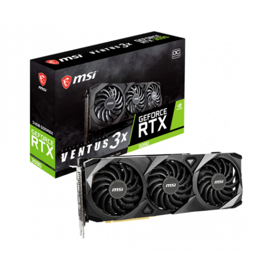 Card màn hình MSI GeForce RTX 3090 VENTUS 3X 24G OC 24GB GDDR6X GeForce-RTX-3090-VENTUS-3X-24G-OC