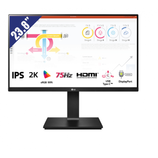 Màn hình LCD LG 24QP750 (2560 x 1440/IPS/75Hz/5 ms/FreeSync)