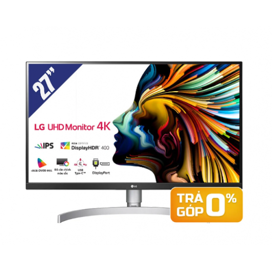 Màn hình LCD LG 27'' 27UL850W (3840 x 2160/IPS/60Hz/5ms/Trắng)