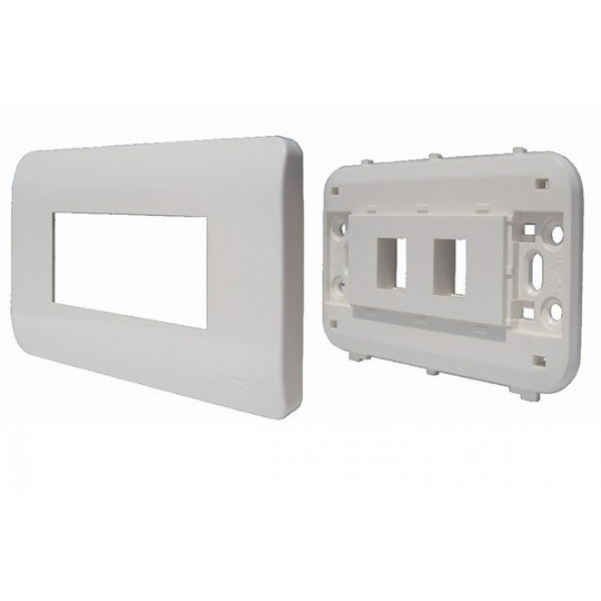 Mặt nạ 2 port Dintek Wallplate (1303-11031)