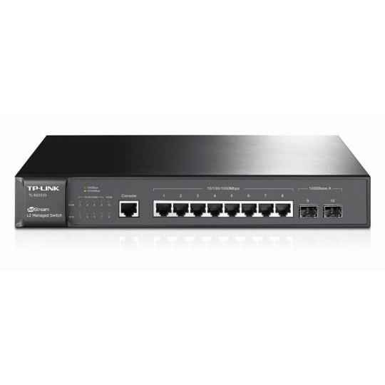 8-Port + 2 Slot SFP Gigabit Switch TP-LINK TL-SG3210