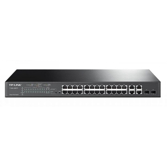 24-Port 10/100Mbps + 4-Port Gigabit Smart PoE+ Switch TP-LINK TL-SL2428P