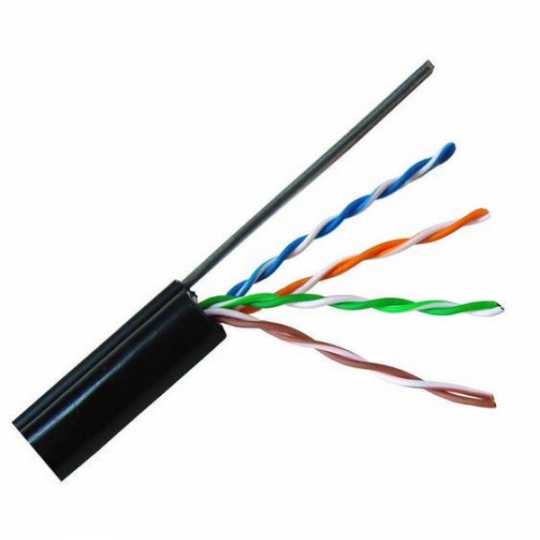 Cáp mạng treo ngoài trời - CAT.5e, 305m, thép gia cường dùng treo móc. ( 1101-03011 )