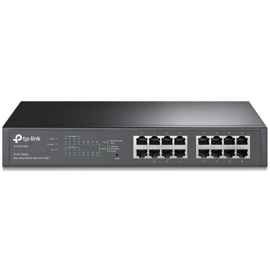 16-Port Gigabit Easy Smart PoE with 8-Port PoE+ Switch TP-LINK TL-SG1016PE