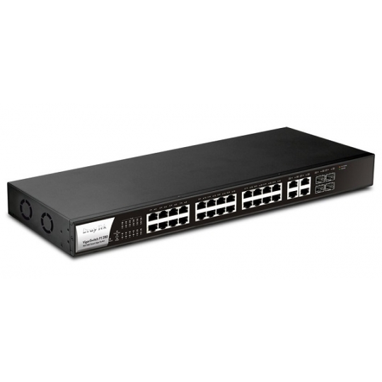 28-Port Web Smart Gigabit Switch DrayTek G1280