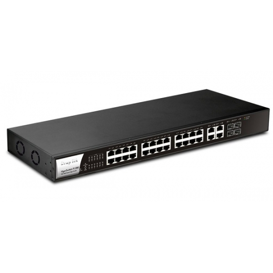 28-Port Gigabit Web Smart PoE Switch DrayTek Vigor P1280