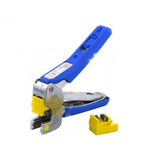 Dụng cụ nhấn 4 đôi cáp vào ổ cắm, dạng ngang DINTEK (6103-01006)