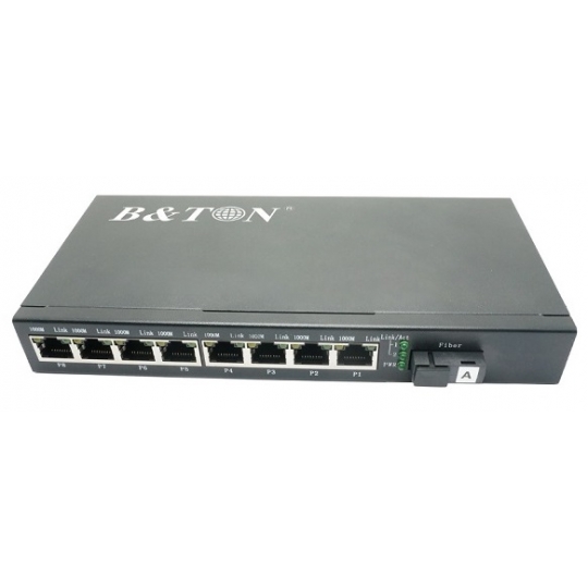 Chuyển đổi Quang-Điện Media Converter Unmanaged Fiber Switch BTON BT-928GS-20