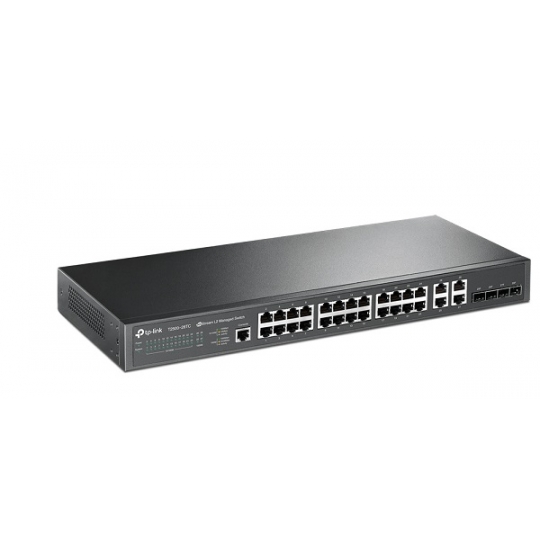 JetStream 24-Port 10/100Mbps + 4-Port Gigabit L2 Managed Switch TP-LINK T2500-28TC