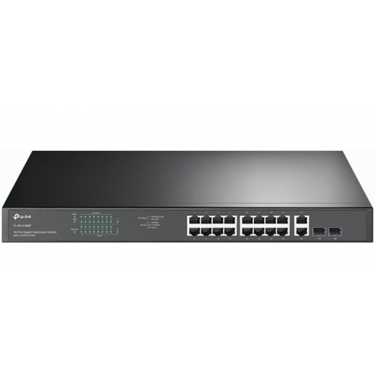 18-Port Gigabit with 16 PoE+ Rackmount PoE Switch TP-LINK TL-SG1218MP