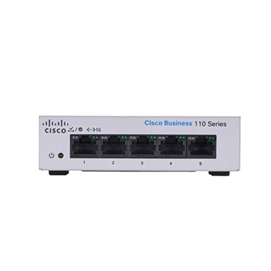 Switch CISCO CBS110-5T-D-EU 5-Port Gigabit Ethernet Unmanaged 
