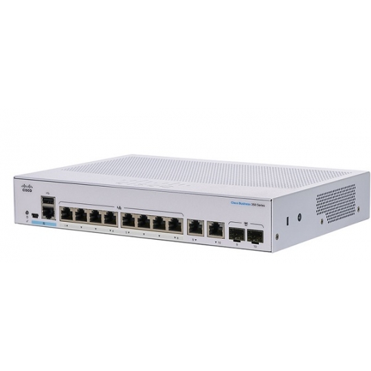  Switch CISCO CBS350-8T-E-2G-EU 10-Port Gigabit Ethernet Managed