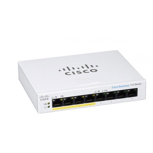PoE Unmanaged Switch CISCO CBS110-8PP-D-EU 8-Port Gigabit Ethernet 