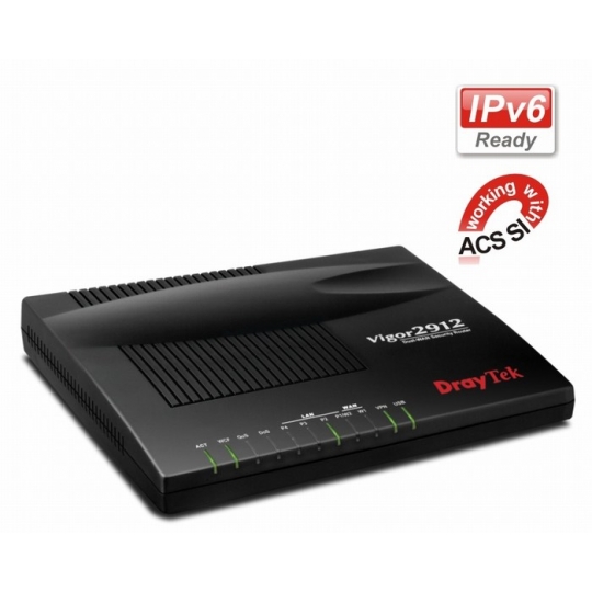VPN, FIREWALL DUAL-WAN LOAD BALANCING BROADBAND ROUTER DRAYTEK VIGOR2912